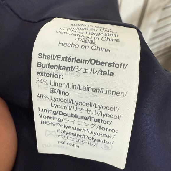 J. CREW Women's Size 8 Linen Parke Blazer Jacket Animal Print Cheetah Leopard - Picture 10 of 16